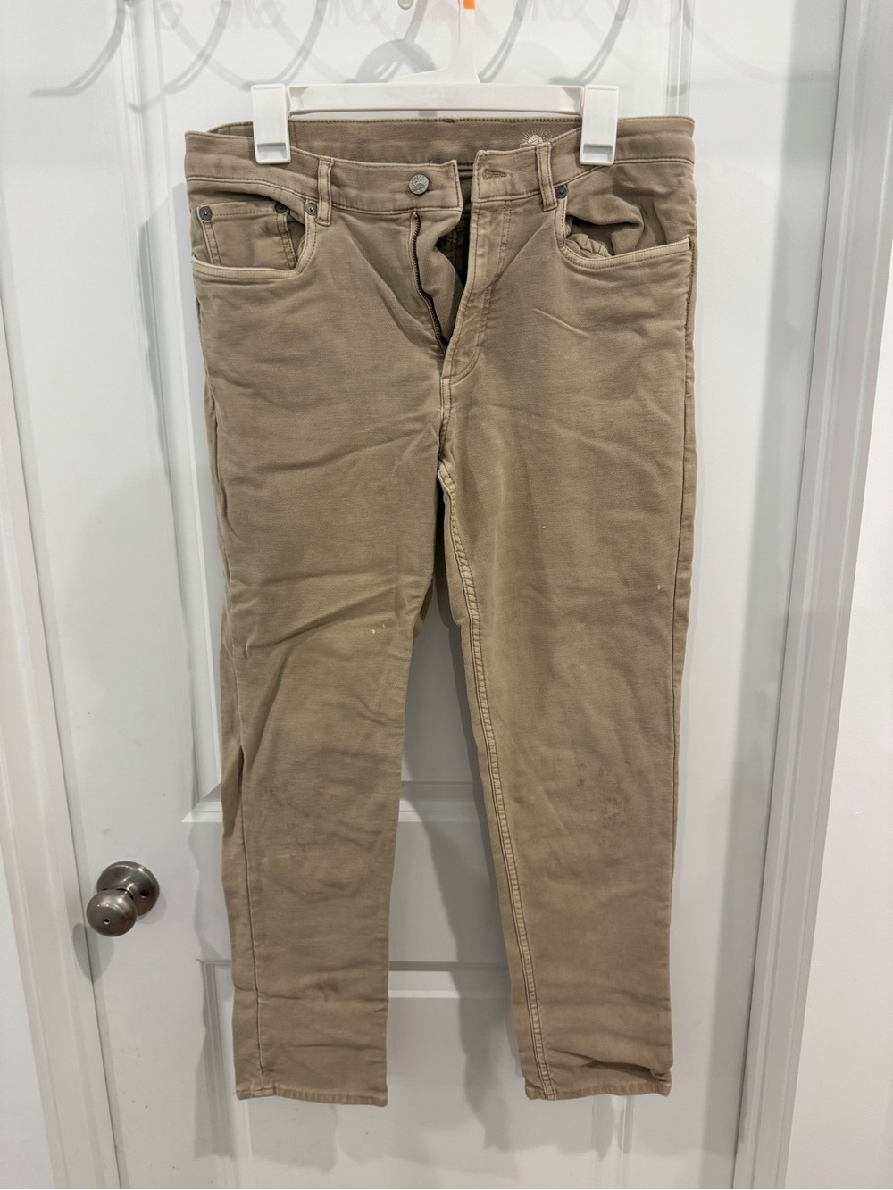 Faherty Men's Khaki Pants - Neutral Beige